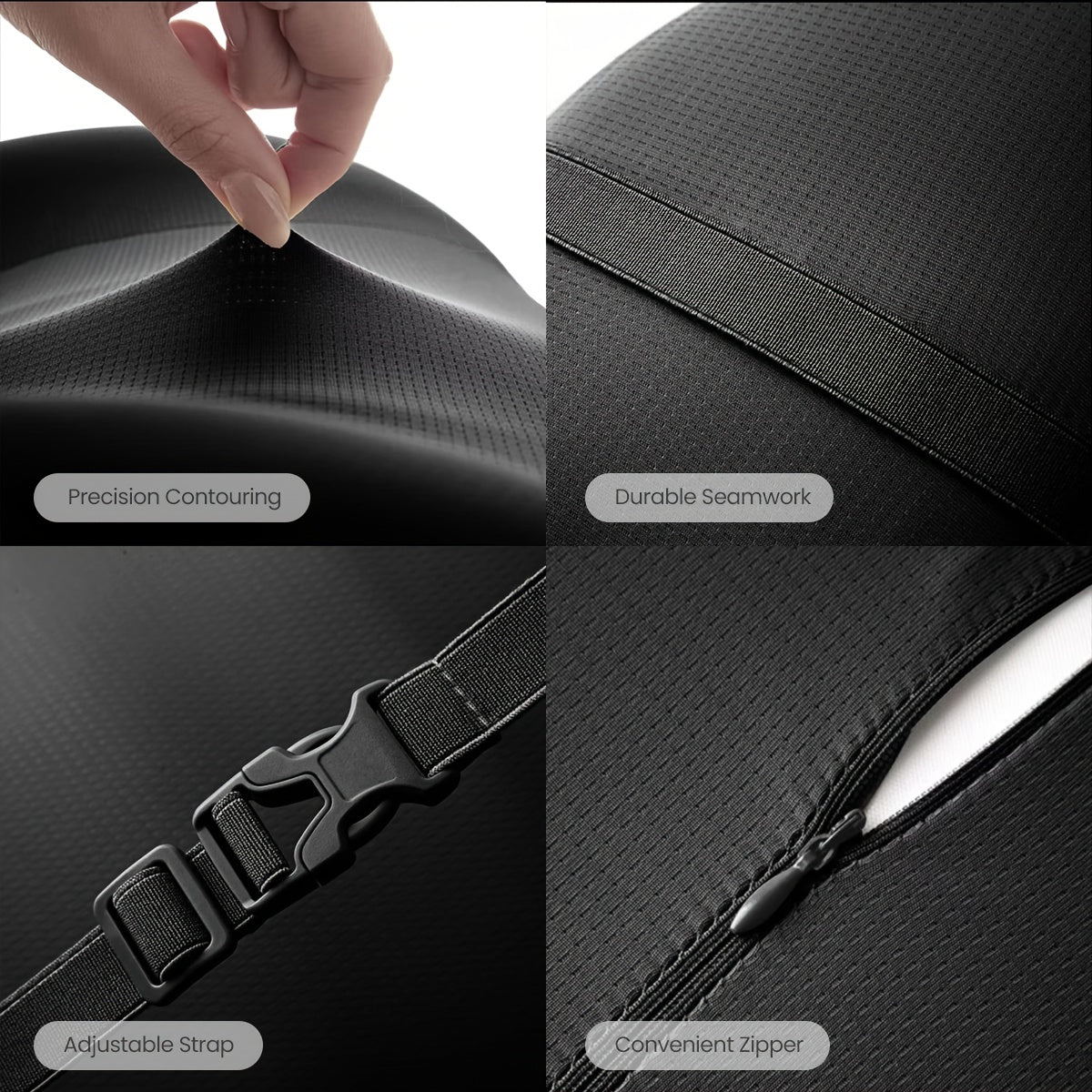 Memory Foam Head & Neck Pillow by Snagg A Headrest