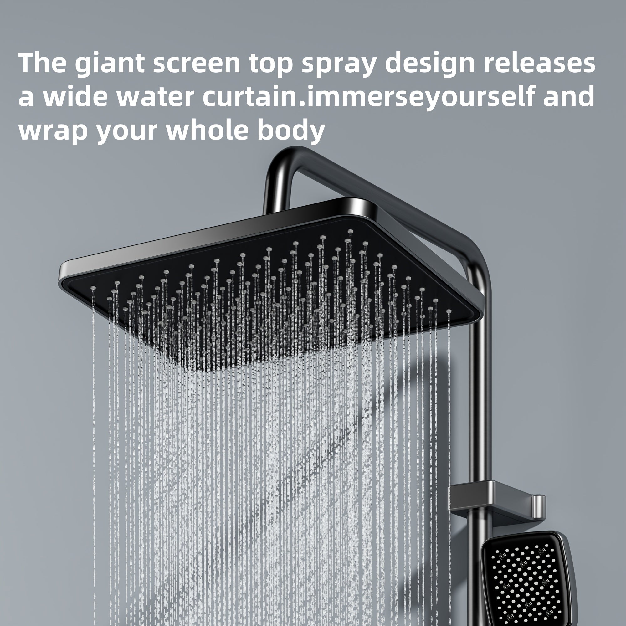 Luxury Rainfall Shower System by Snagg A Shower Head