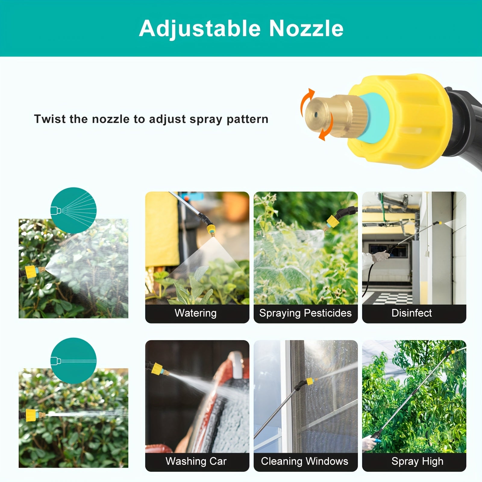 5L/8L Rechargeable Electric Garden Sprayer
