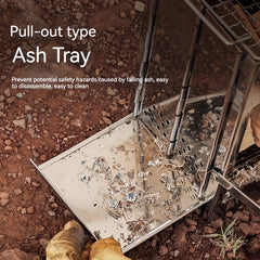 Outdoor Mini Firewood Stove by Snagg A Stove