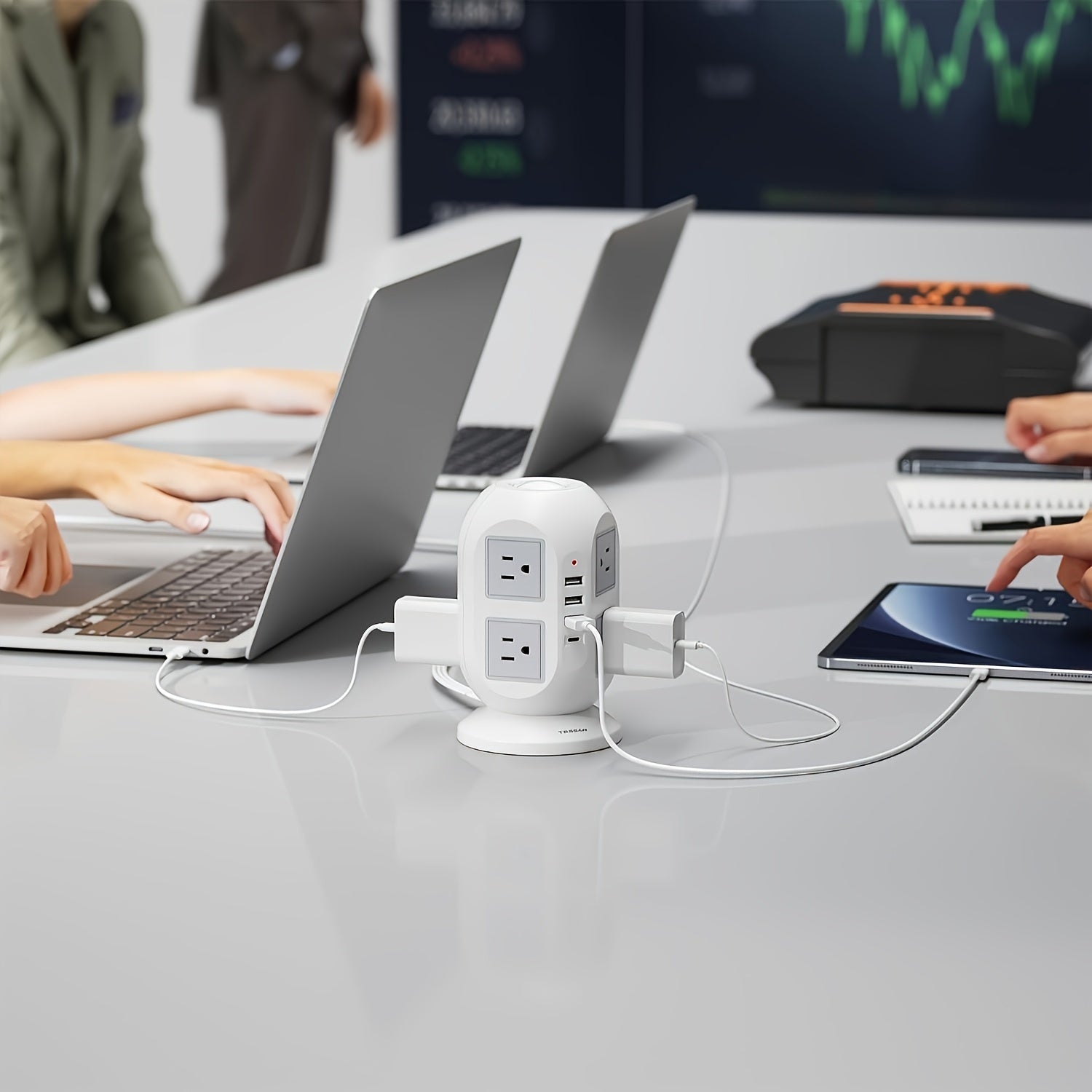 3M Tower Power Strip – 8-Way Extension by Snagg An Extension Cable