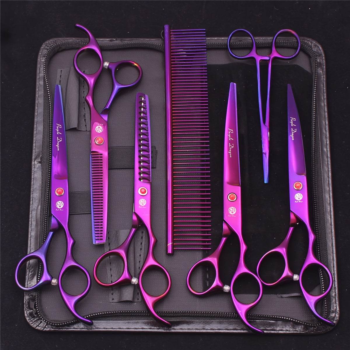 7pcs Professional Pet Grooming Scissors Set - SnaggIt