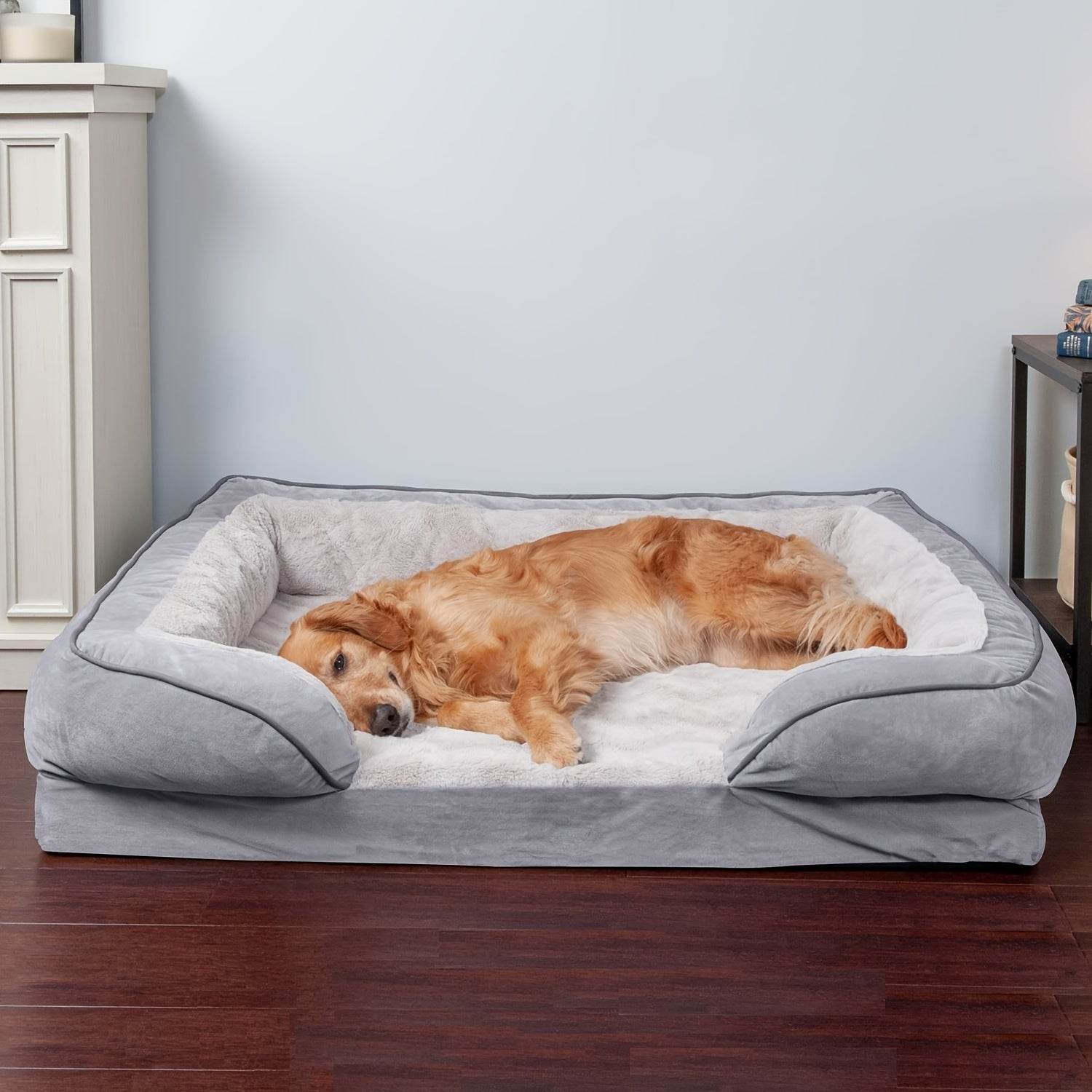 Cozy Warmth Large Dog Bed with Removable Cover - SnaggIt