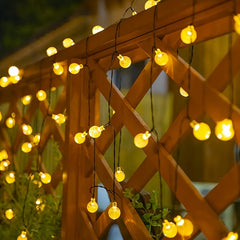 3 Pcs Of Solar Bubble Ball String Lights – 14 M Each by Snagg An Outdoor Light