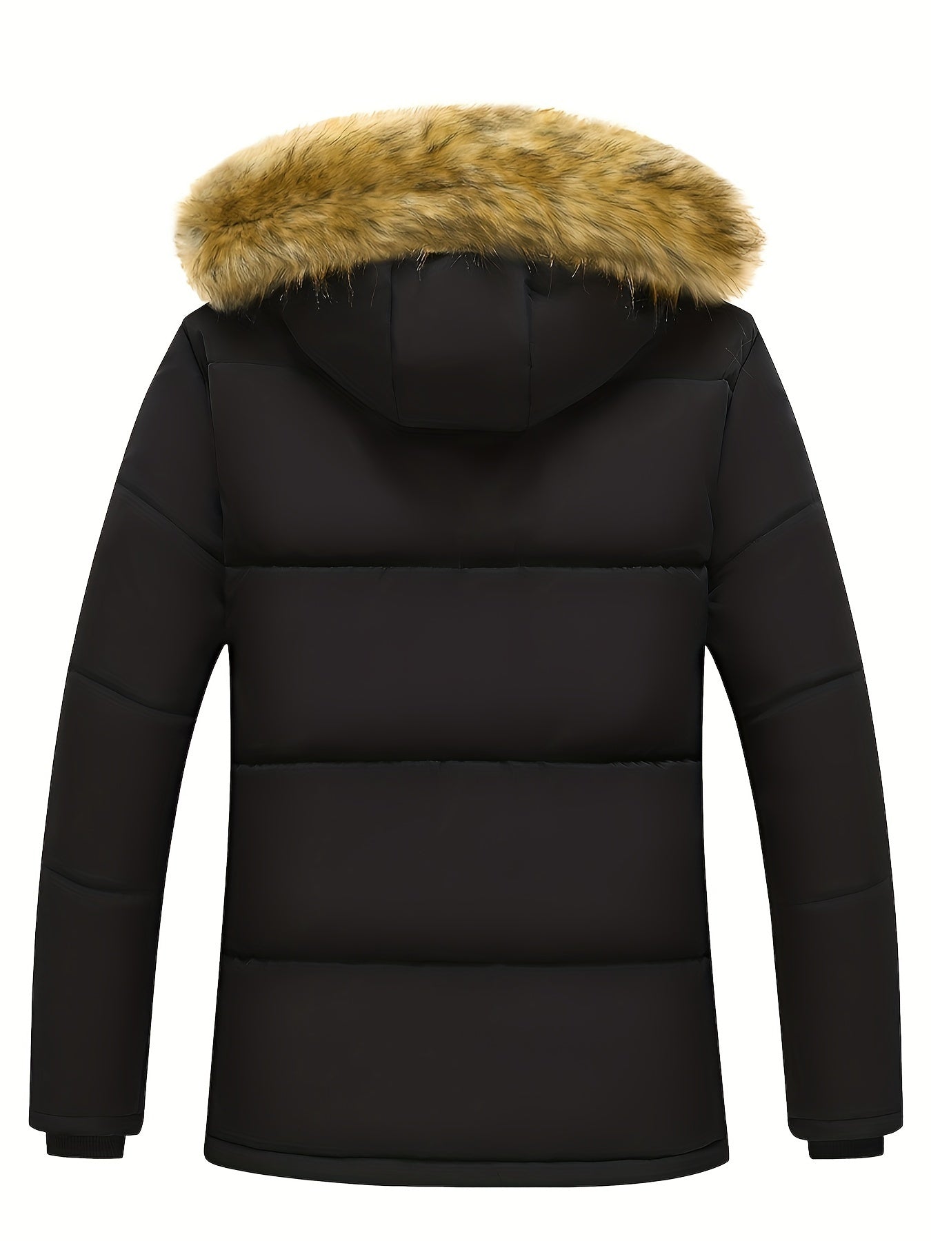 Men’s Heavy-Duty Winter Jacket with Detachable Hood by Snagg A Jacket