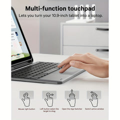 iPad Protective Case with Keyboard Suitable for iPad (A16) 11th/10th Generation (2025/2022) by Snagg A Wireless Keyboard