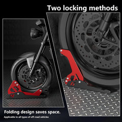 Heavy Duty Motorcycle Wheel Chock by Snagg A Wheel Chock