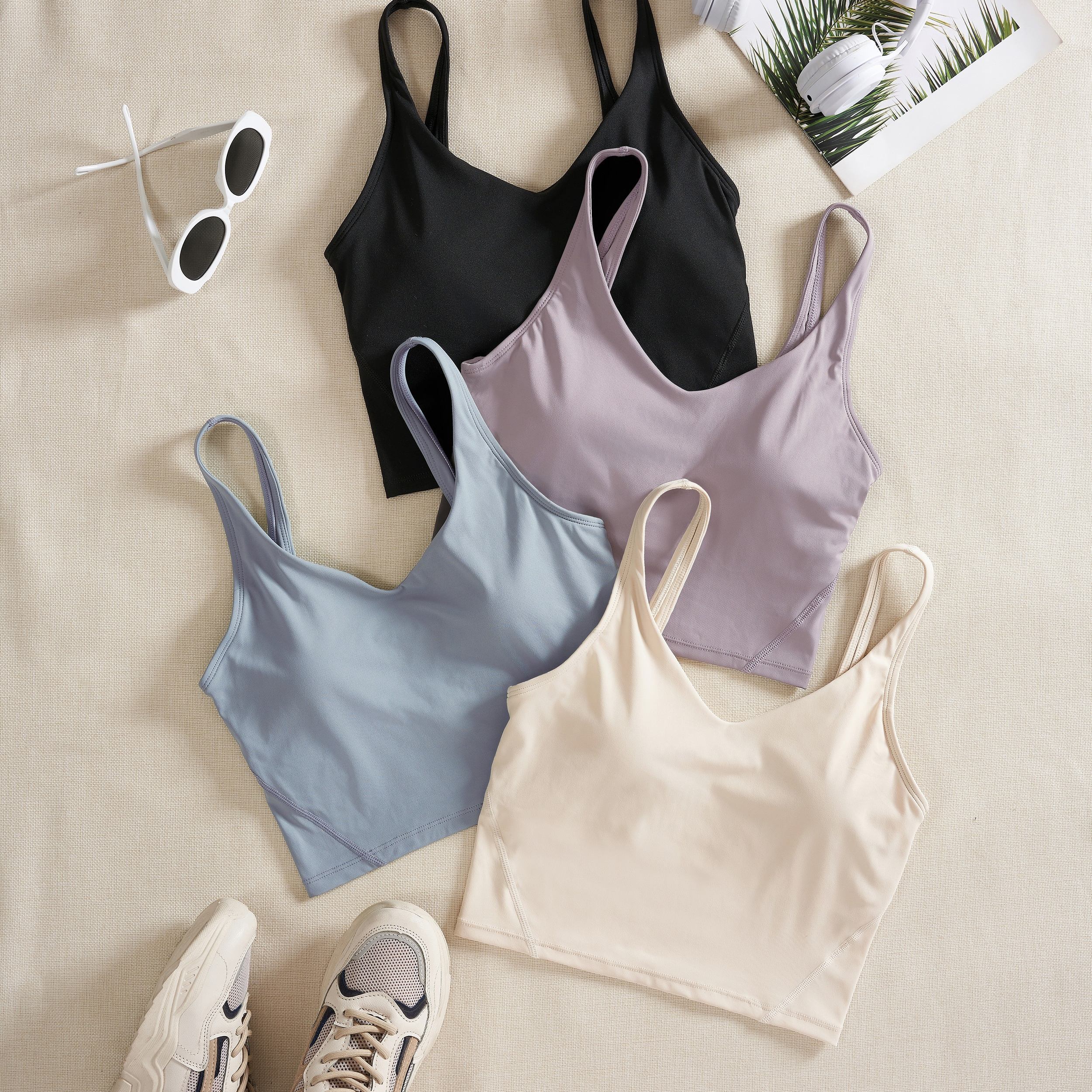 Women’s 4-Piece Sports V-Neck Tank Top by Snagg A Tank Top