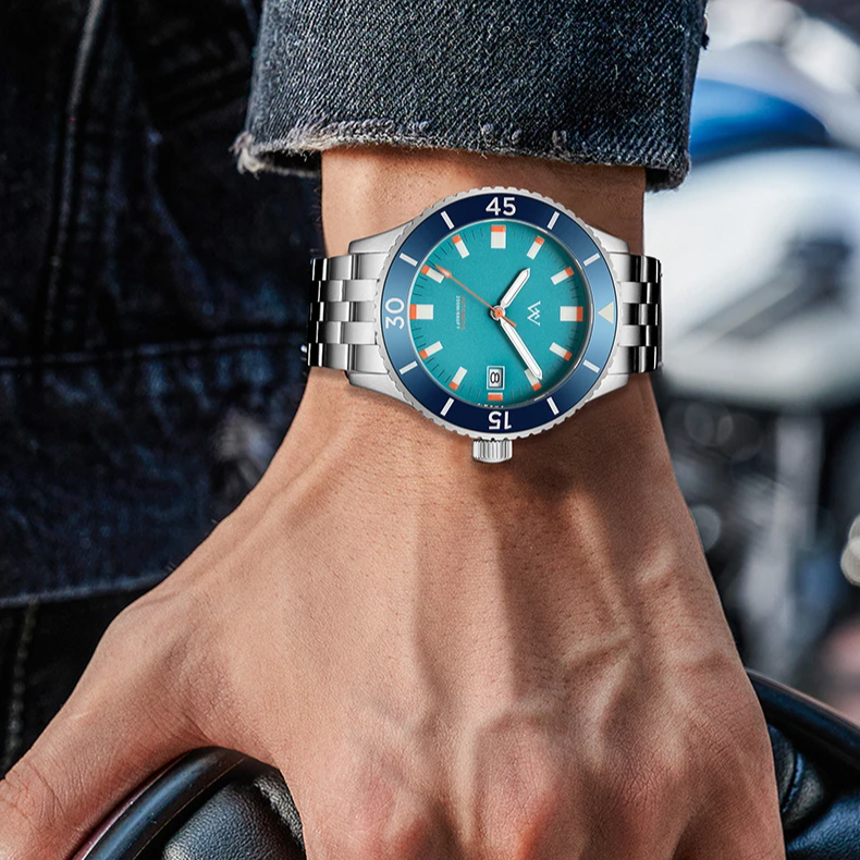 Automatic Mechanical Diver Watch – NH35 Ceramic Bezel | Sapphire AR Glass | 200M Waterproof - Men’s Watches