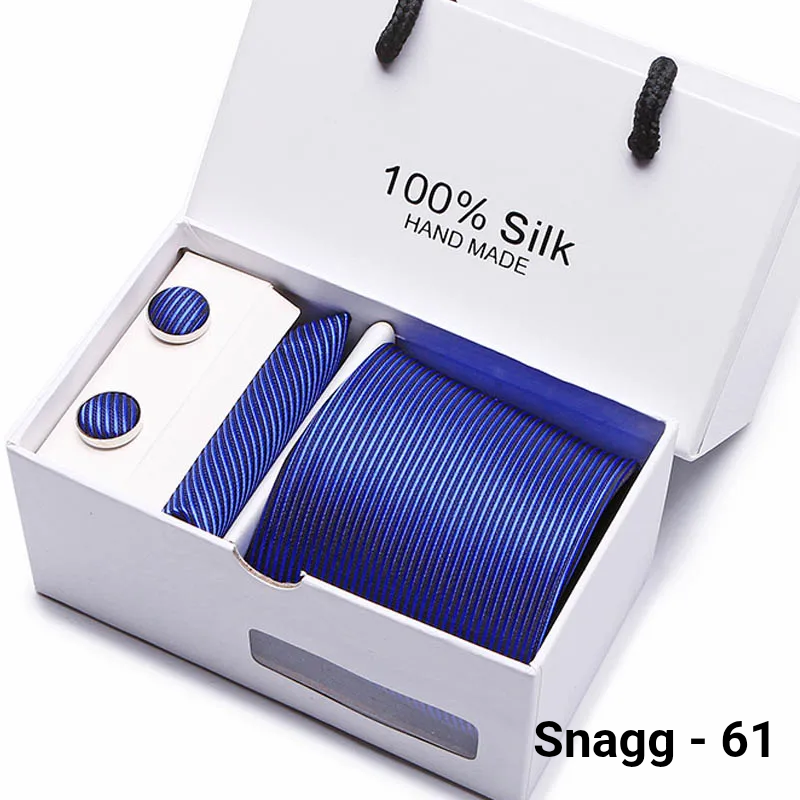 Luxury Silk Paisley Tie for Men — Extra-Long Woven Jacquard Necktie Suits & Weddings - Snagg - 61 - Others In Fashion