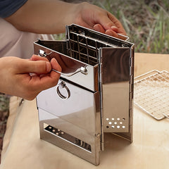 Outdoor Mini Firewood Stove by Snagg A Stove
