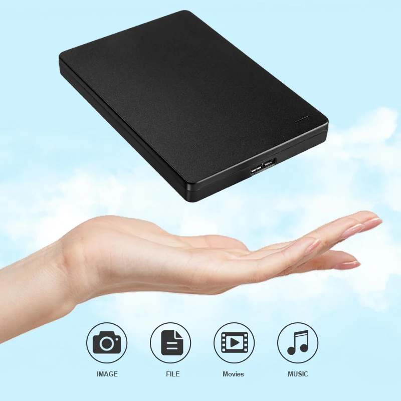 Portable External Hard Drive – USB 3.0 HDD with 320GB–1TB Capacity, 2.5″ by Snagg An External
