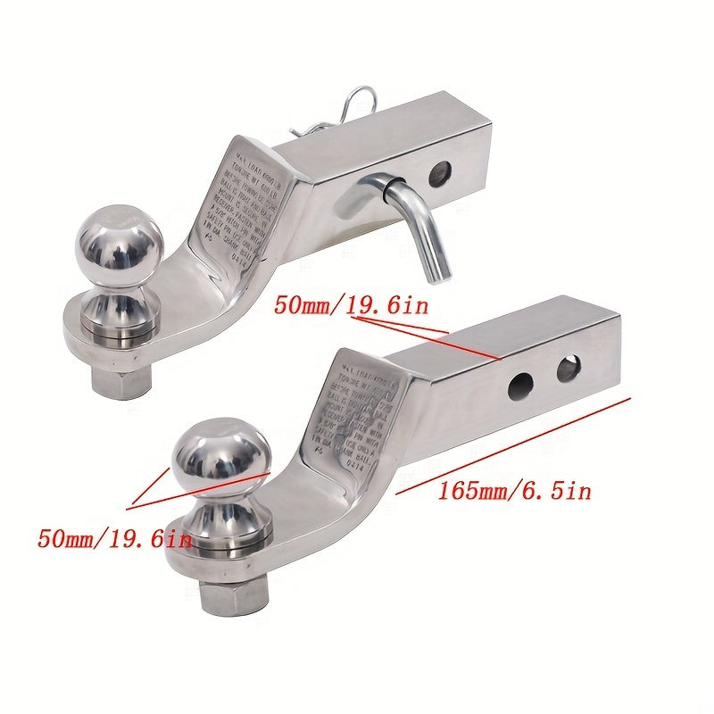 2 Inch Trailer Hitch Ball Mount by Snagg A Towing Ball