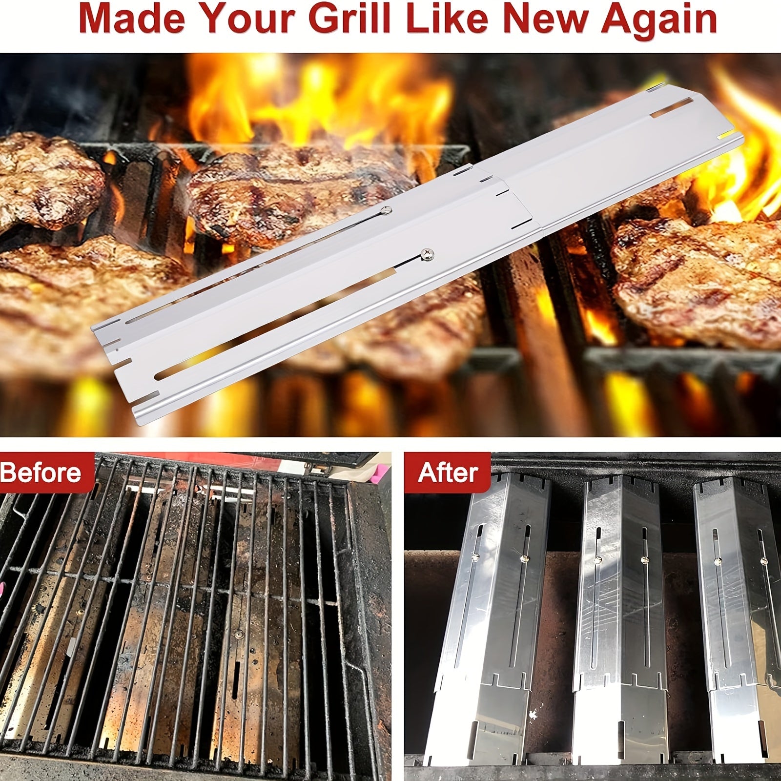 Adjustable Stainless Steel Grill Heat Tents by Snagg A Heat Tents