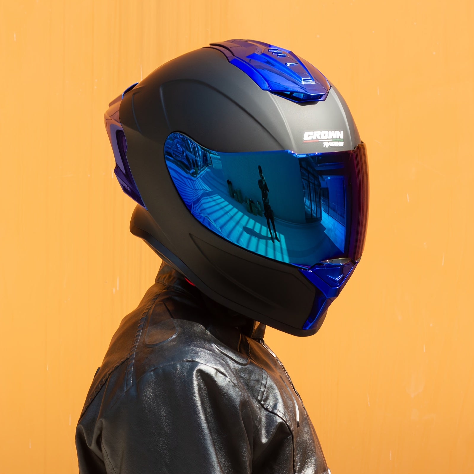 Full Face Motorcycle Helmet by Snagg A Motorcycle Helmet