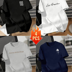 4pcs Men’s Outdoor Sports T-Shirts - SnaggIt