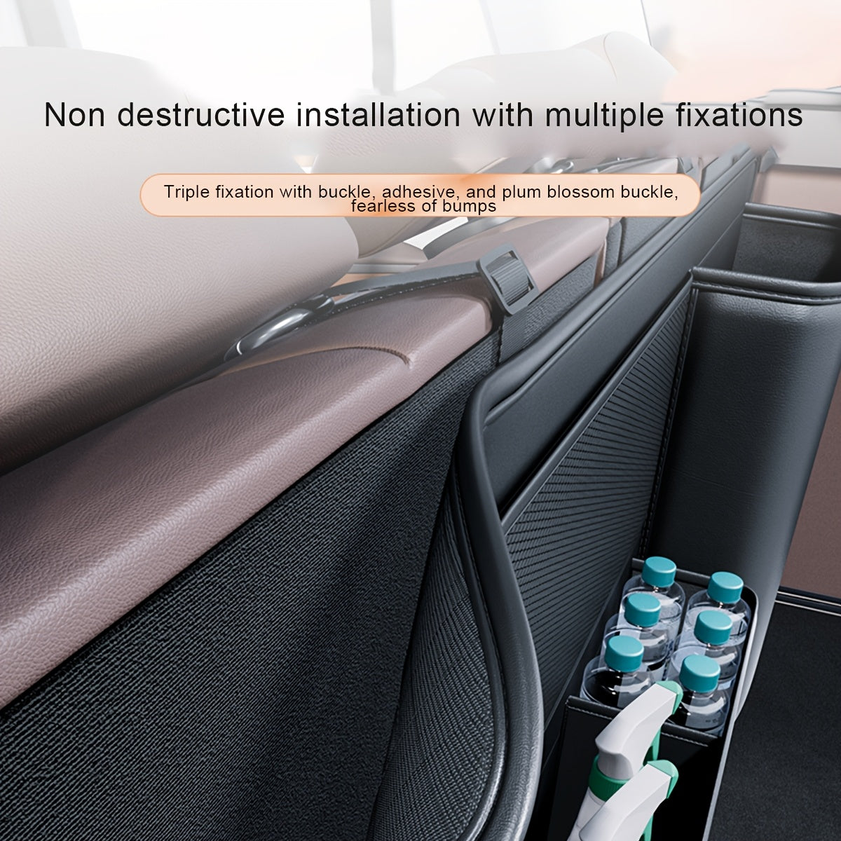 Faux Leather Car Trunk Organizer by Snagg A Storage Box