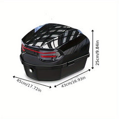 35L Motorcycle Top Case by Snagg A Storage Box