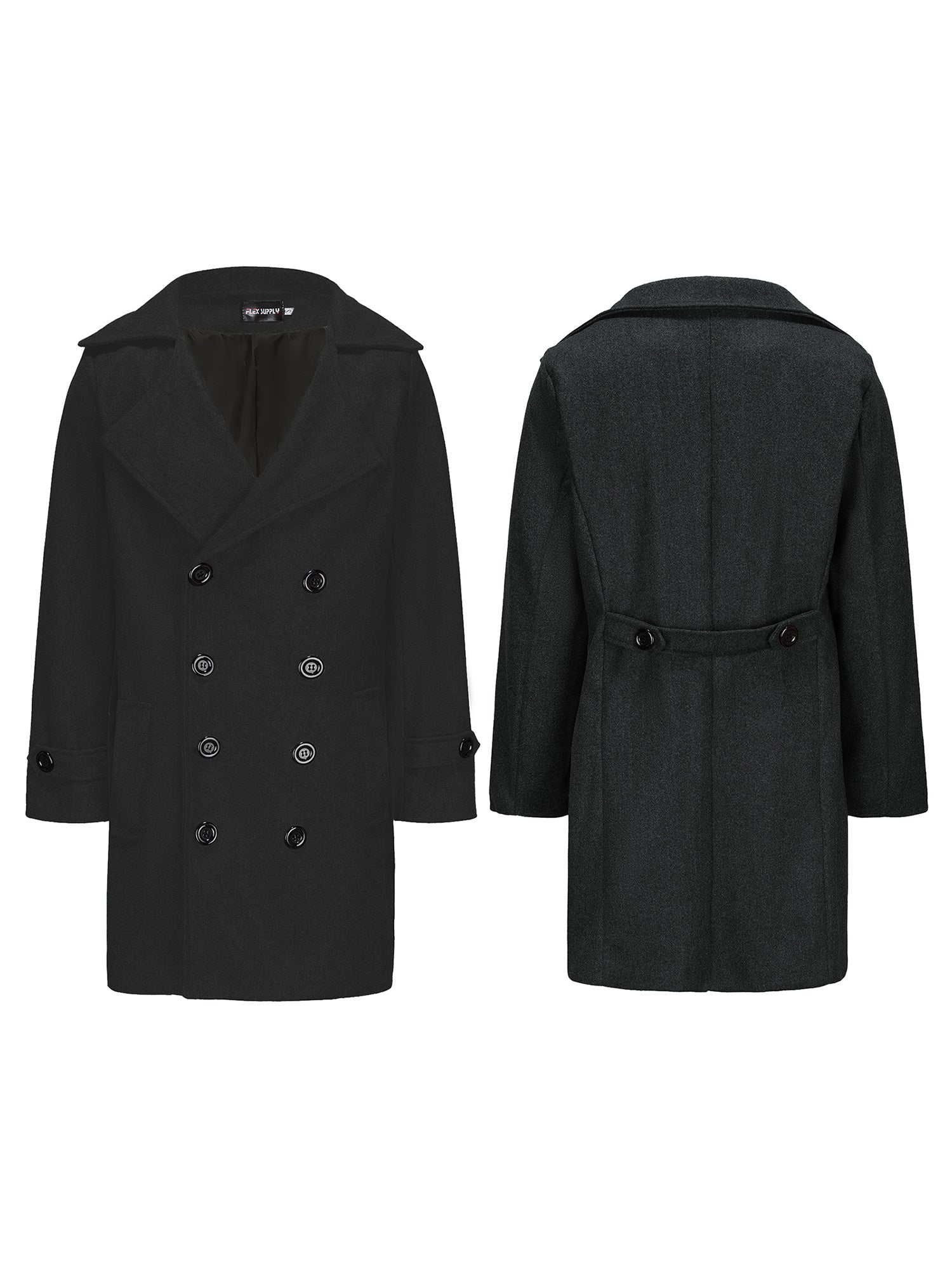 Men’s Tweed Pea Coat by Snagg A Coat