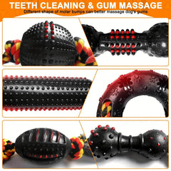 6PCS Durable Dog Chew Toy Set - SnaggIt