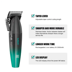 Professional 9000 RPM Master Clipper & DLC Precision Trimmer – Elite 300 Minute High-Performance Grooming Duo