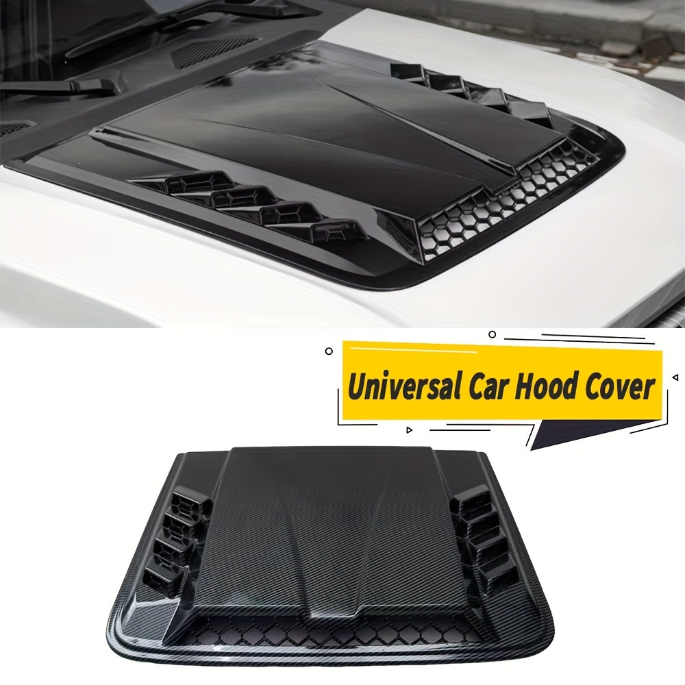 Universal ABS Polished Finish Engine Cooling Air Inlet Hood Vents by Snagg A Hood Vent