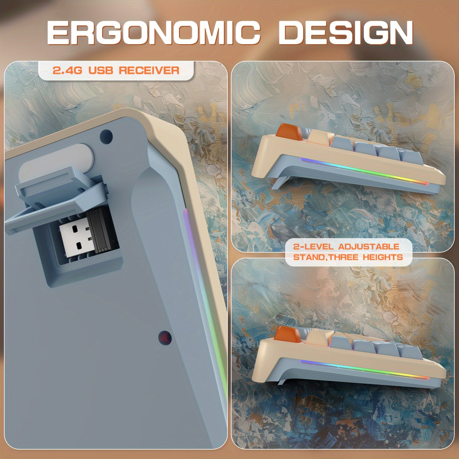 Dual Mode Wireless Gaming Keyboard by Snagg A Keyboard