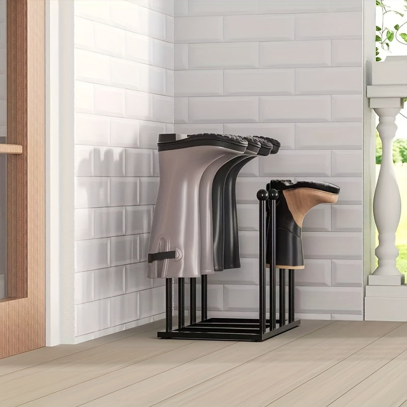 12pcs Metal Boot Rack Storage Stand for 6 Pairs by Snagg A Rack