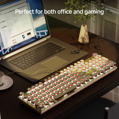 Retro Punk Mechanical Keyboard for PC & Laptop by Snagg A Keyboard