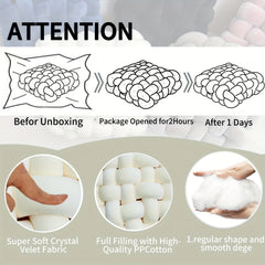 2pcs Knot Throw Pillow Set by Snagg A Cushion