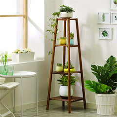 Vintage Tall Bamboo Plant Stand by Snagg A Rack