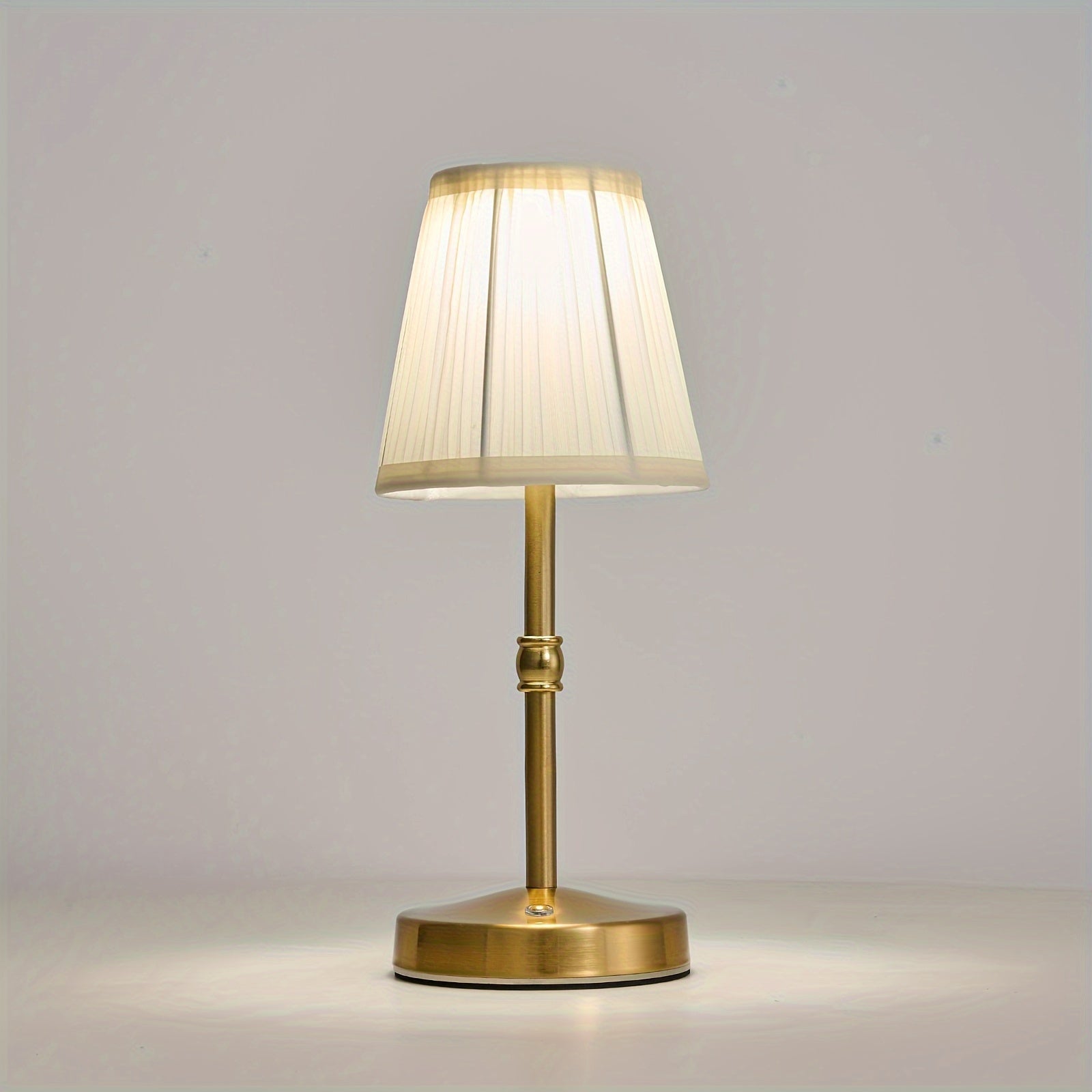 Rechargeable Antique Brass Lamp with Dimmer by Snagg A Table Lamp