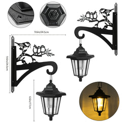2pcs Hanging Bird Silhouette Wall Lights by Snagg An Outdoor Light