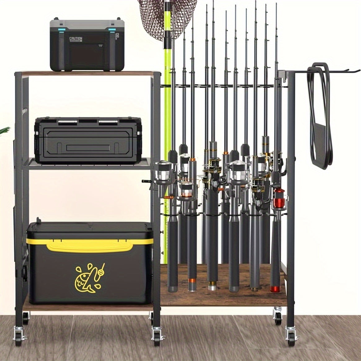 3 Tier Fishing Rod Holder Cart by Snagg A Rack