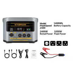 1408Wh LiFePO4 portable power station – image 2