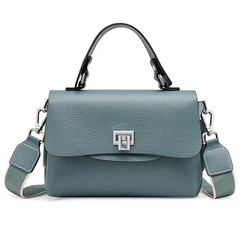 Genuine Leather Envelope Top-Handle Bag – Simple Luxury Women's Shoulder & Small Crossbody Handbag
