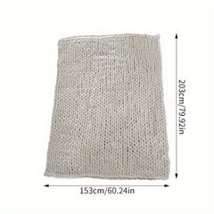 Cozy Chenille Chunky Knit Throw Blanket by Snagg A Throw