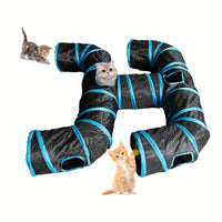 Four-Exit Large Cat Play Tunnel by Snagg A Cave