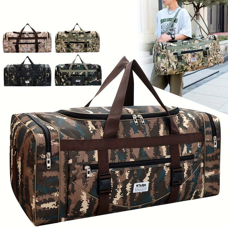 Large Camouflage Duffel Bag