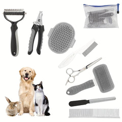 9-Piece Professional Pet Grooming Kit - SnaggIt