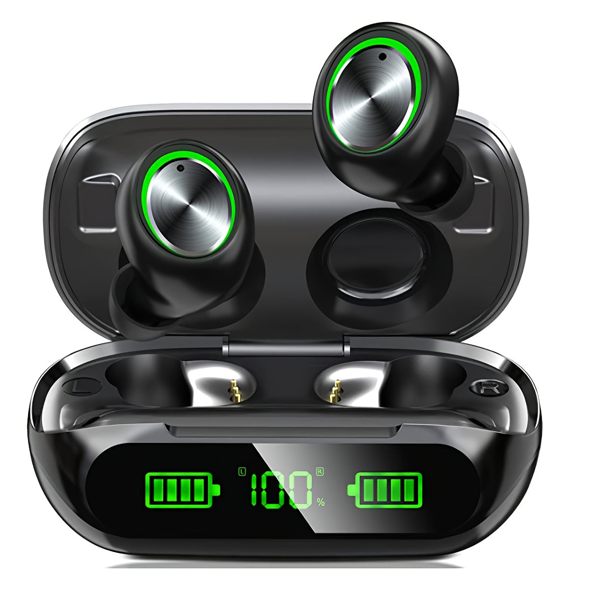 Mini Wireless 5.3 Earbuds | Lightweight In-Ear Headphones with Mic & Charging Case (IPX7) by Snagg An EarBud