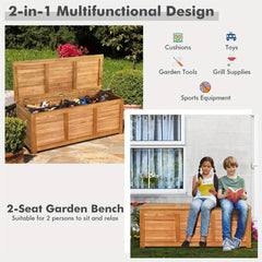 Heavy Duty Wood Storage Bench by Snagg A Box
