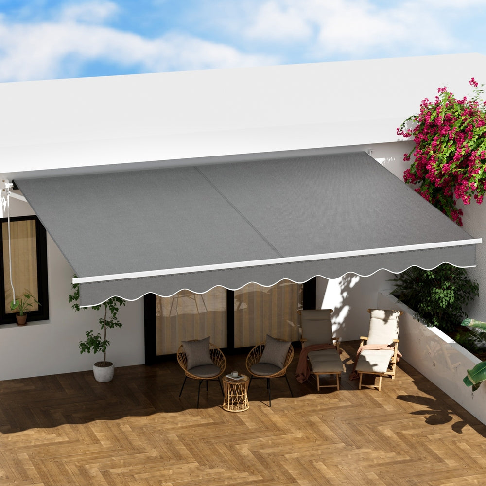 Retractable Folding Arm Awning – 4.5m x 3m by Snagg An Awning