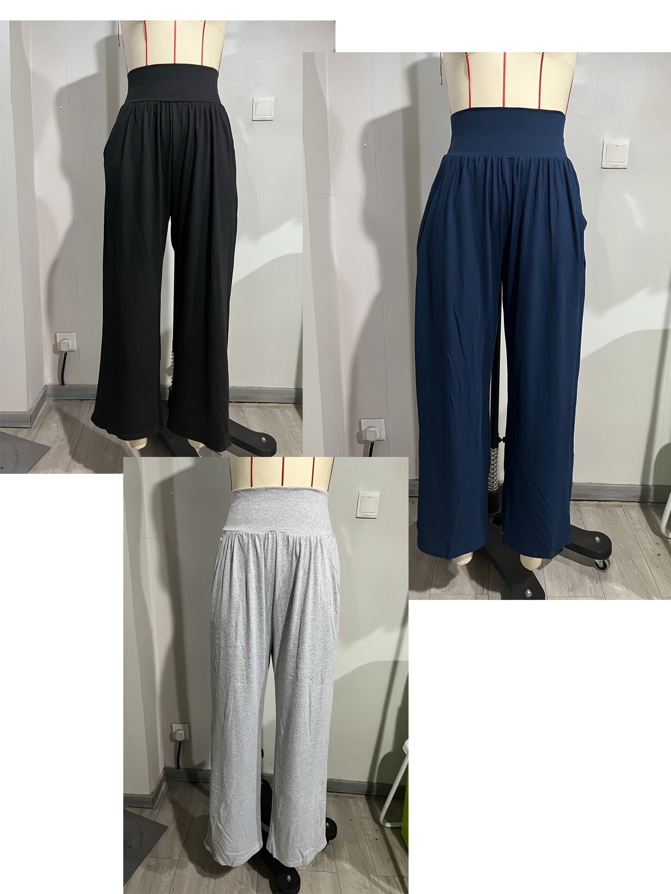 Women’s 3-Piece Wide-Leg Yoga Pants by Snagg A Pant