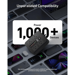 10 in 1 Powerboard with USB-C Surge Protector Extension Cord (1.8m) by Snagg An Extension Cable