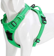Green Tactical Dog Harness by Snagg A Harness