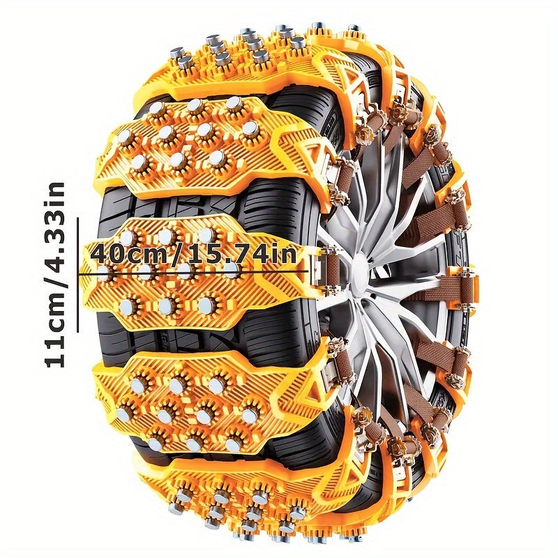4pcs Universal Car Snow Chains by Snagg A Snow Chains