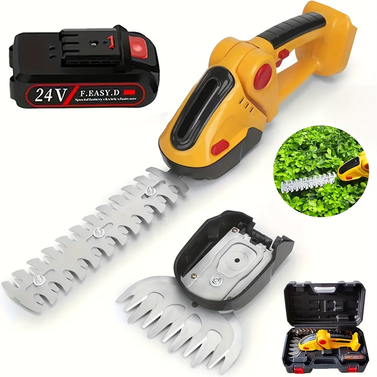 2-in-1 Cordless Grass & Hedge Trimmer