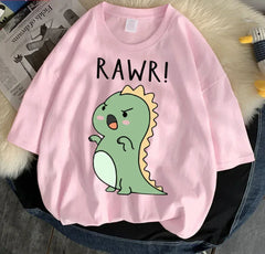 " Rawr! Dinosaur" Tee Soft Everyday Streetwear T