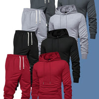 8pcs Men’s Hoodie & Sweatpants Set - SnaggIt